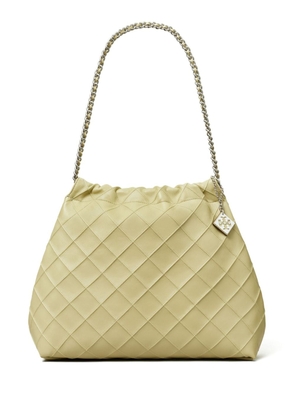 Tory Burch Fleming Soft leather tote bag - Neutrals