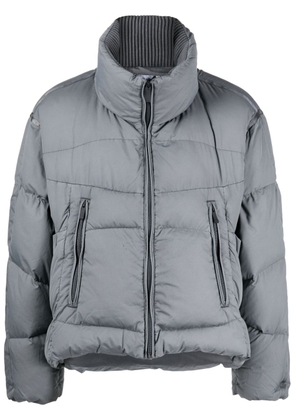 C2h4 high-neck padded jacket - Grey