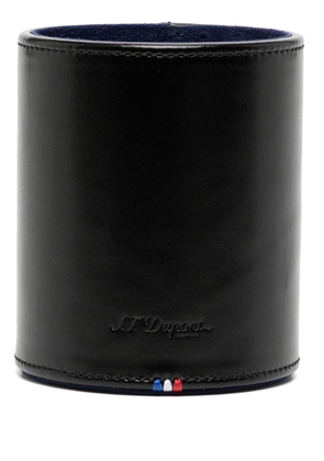 S.T. Dupont Line D leather pen pot - Black