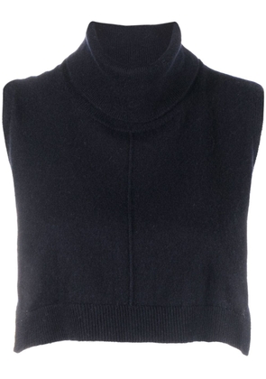 Chinti & Parker high-neck sleeveless knitted top - Blue