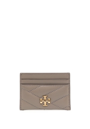 Tory Burch Kira chevron-quilted leather cardholder - Brown