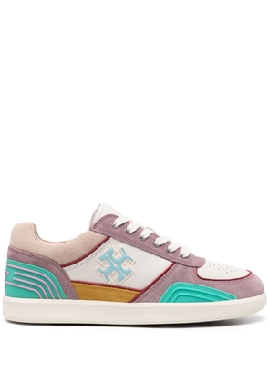 Tory Burch Clover Court colour-block leather sneakers - White