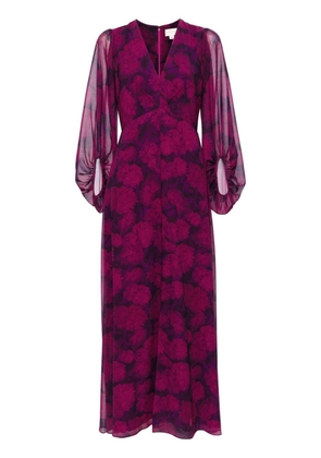 Sachin & Babi Jenny floral-print gown - Purple