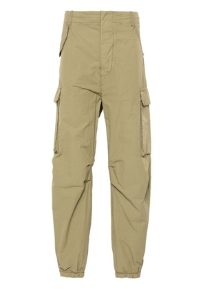 Laneus cargo-pockets wide-leg trousers - Green