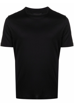 Emporio Armani logo-patch short-sleeve T-shirt - Black