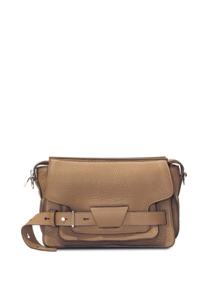 Proenza Schouler Beacon leather saddle bag - Brown