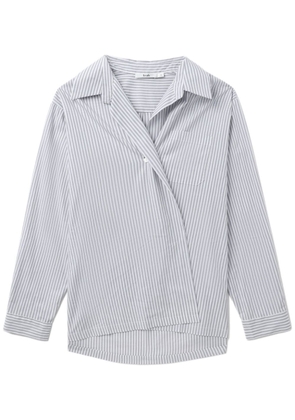 b+ab asymmetric cotton shirt - Grey