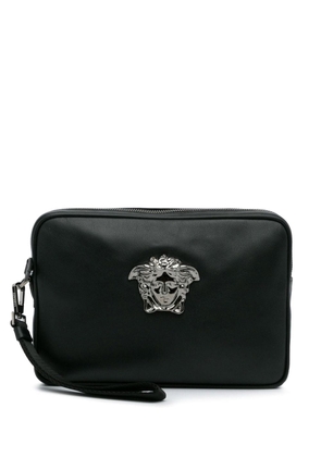 Versace Pre-Owned Medusa leather clutch bag - Black