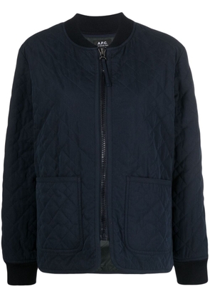 A.P.C. Elea quilted jacket - Blue