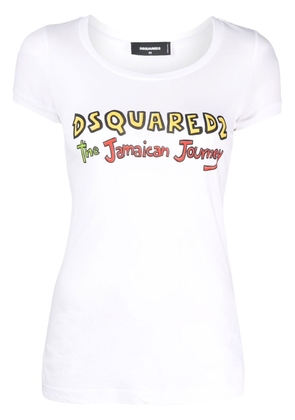 Dsquared2 logo-print cotton T-Shirt - White