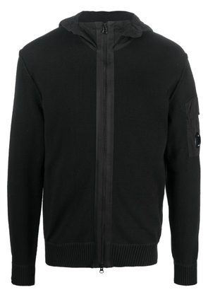 C.P. Company zip-up cotton hoodie - Black