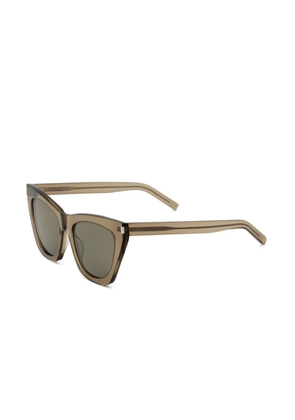 Saint Laurent Eyewear Kate cat-eye frame sunglasses - Brown