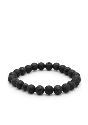 Nialaya Jewelry onyx beaded bracelet - Black