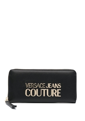 Versace Jeans Couture embossed-logo wallet - Black