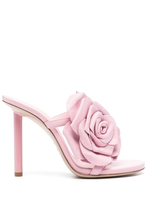 Le Silla Rose 105mm leather sandals - Pink