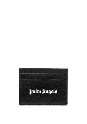 Palm Angels logo-print cardholder - Black
