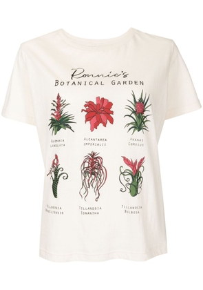 Isolda Ronnie's Botanical Garden cotton T-shirt - Neutrals