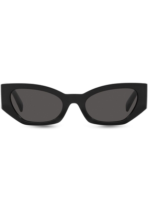 Dolce & Gabbana Eyewear cat-eye frame logo-print sunglasses - Black