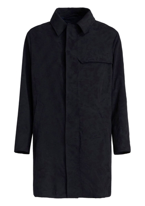 ETRO single-breasted trench cot - Blue