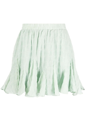 b+ab flared ruffled skirt - Green