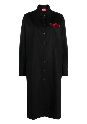 Diesel D-Lun cotton shirt dress - Black