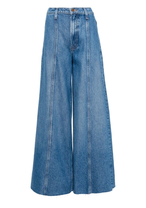 MOTHER SNACKS! The Lunch Line wide-leg jeans - Blue