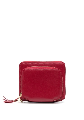 Comme Des Garçons Wallet external-pocket leather wallet - Red