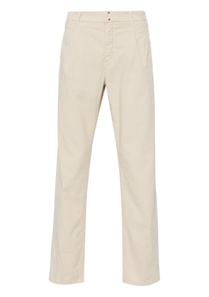 Incotex pleated tapered trousers - Neutrals
