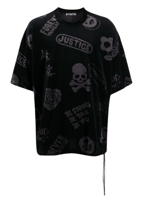 Mastermind Japan skull-print round-neck T-shirt - Black