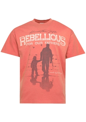 Honor The Gift Spring Rebellious cotton T-shirt - Orange