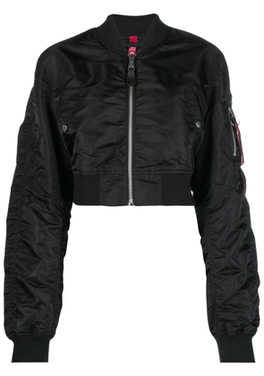 Alpha Industries cropped bomber jacket - Black