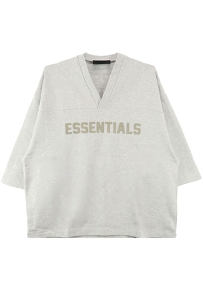 FEAR OF GOD ESSENTIALS logo-embossed cotton T-shirt - Grey
