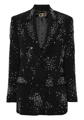 Elisabetta Franchi double-breasted sequined blazer - Black