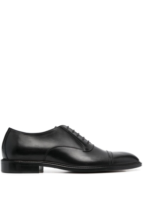 Sergio Rossi low-block heel derby shoes - Black