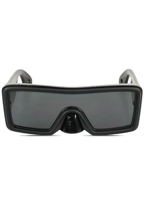 Walter Van Beirendonck UFO rectangle-frame sunglasses - Black