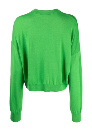 Enföld silk-cotton cardigan - Green