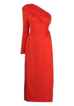 Acler Stanmore one-shoulder midi dress - Red