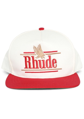 RHUDE Rossa logo-embroidered cap - Neutrals