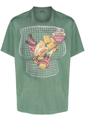 Doublet graphic-print cotton T-shirt - Green