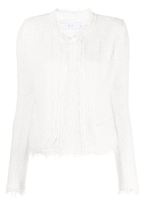 IRO Shavani fringed cotton jacket - White
