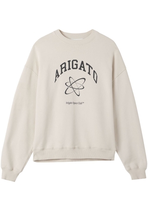 Axel Arigato Arigato Space Club logo print sweatshirt - Neutrals