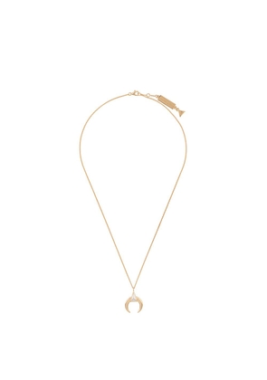 Coup De Coeur horn pendant necklace - Gold