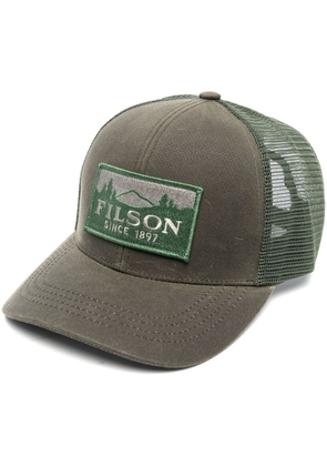 Filson logo-patch baseball cap - Green