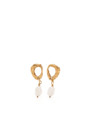 LOVENESS LEE Dio Aurum pearl-embellished drop earrings - Gold