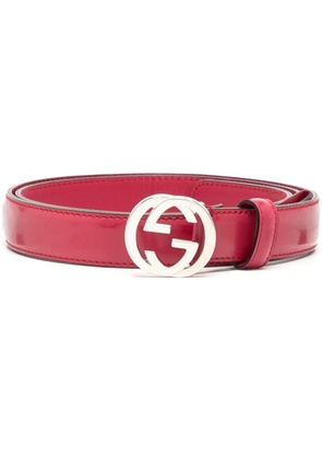 Gucci Interlocking-G leather belt - Pink