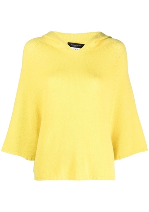Fabiana Filippi cashmere hooded jumper - Yellow