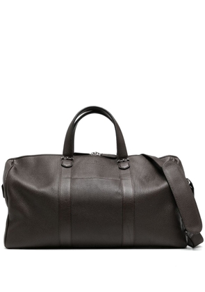 Graf von Faber-Castell Weekender leather luggage bag - Brown