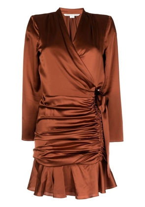 Veronica Beard Agatha wrap dress - Brown