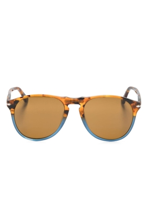 Persol PO9649S pilot-frame sunglasses - Brown