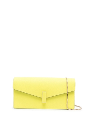 Valextra Iside leather clutch - Yellow